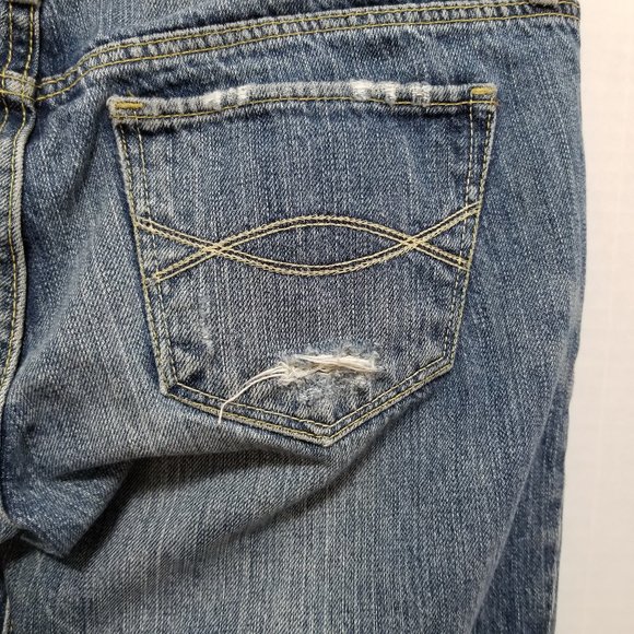 Abercrombie & Fitch jeans 2L Long Tall Erin straight skinny distressed low rise - Picture 11 of 16